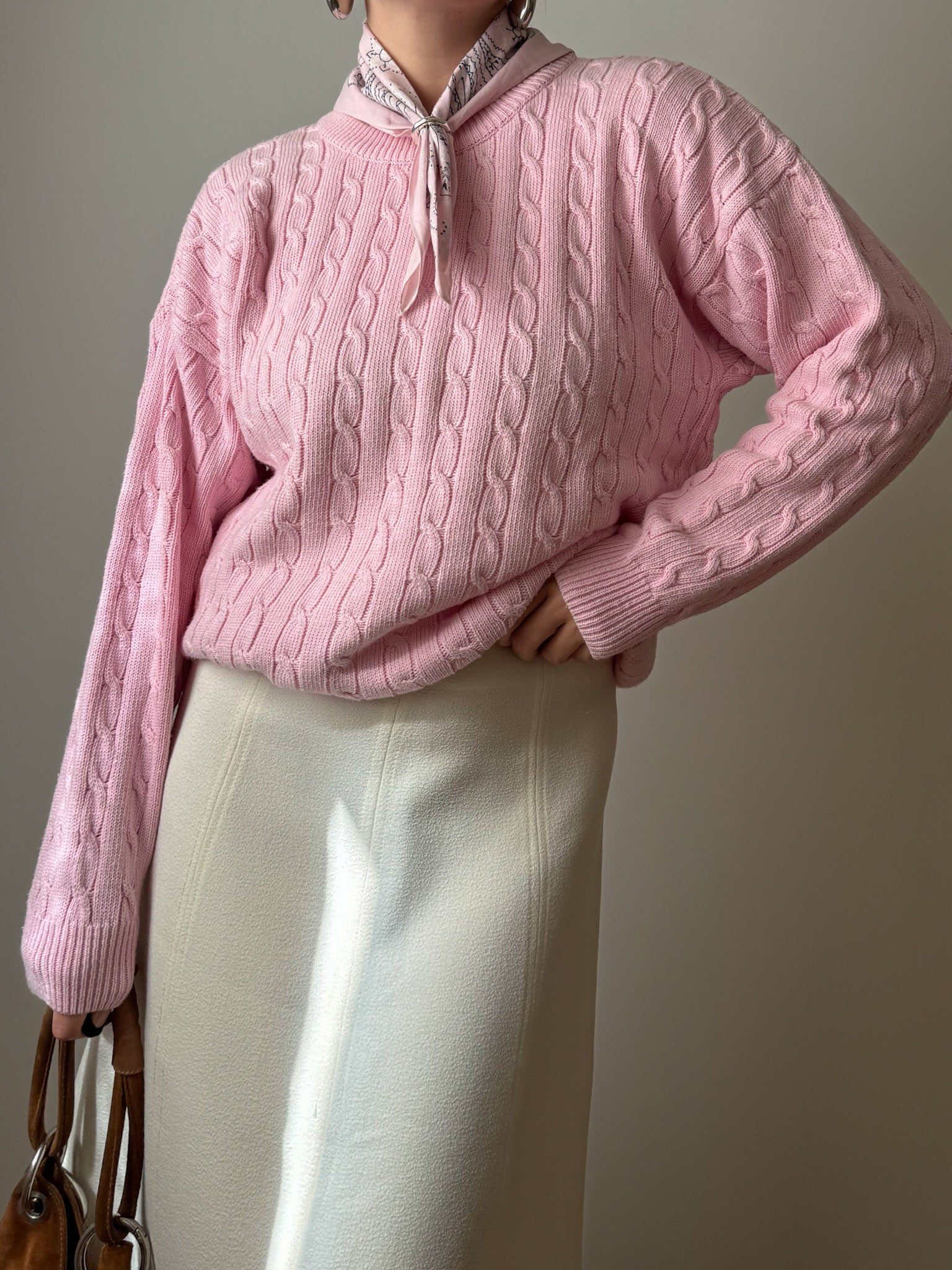 Pure cotton pink pull