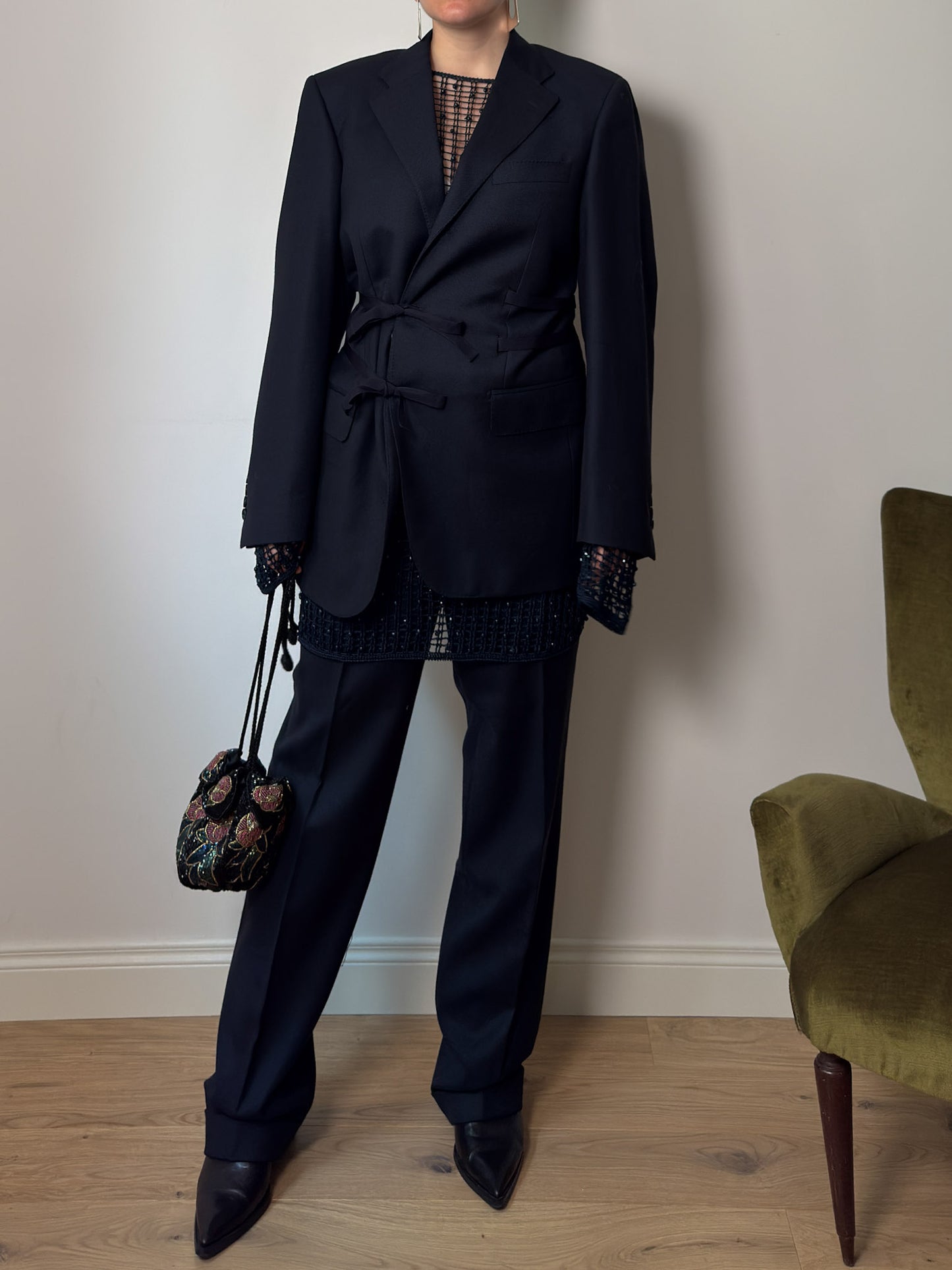 Brando blue suit