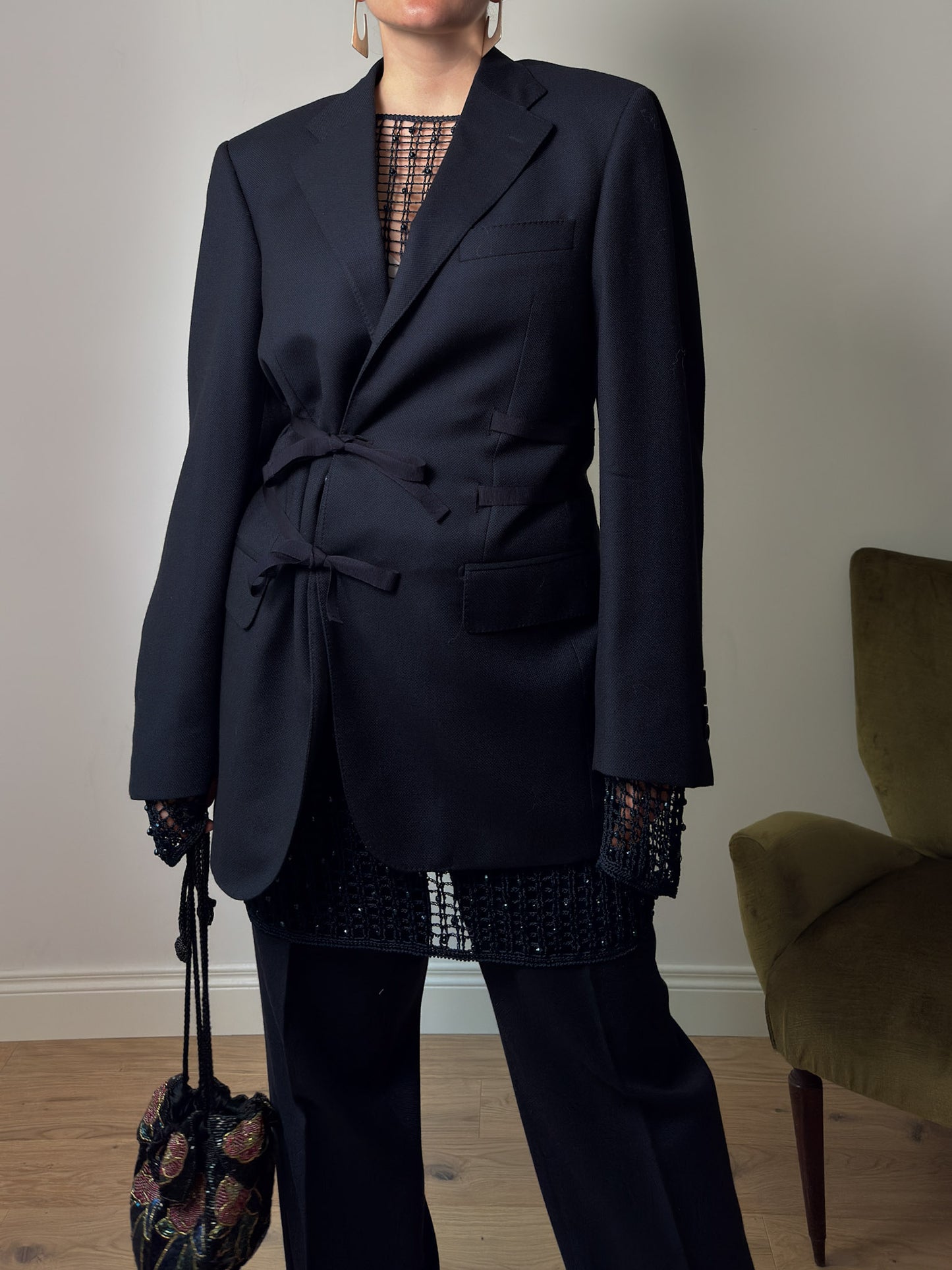 Brando blue suit