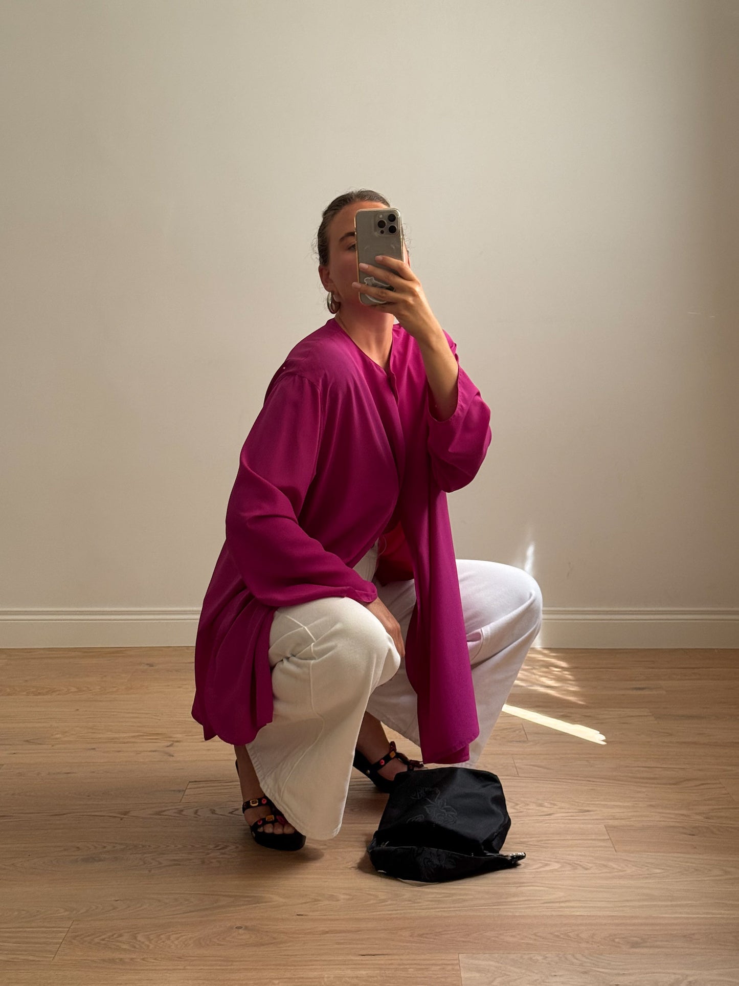 Marzotto cyclamen blouse