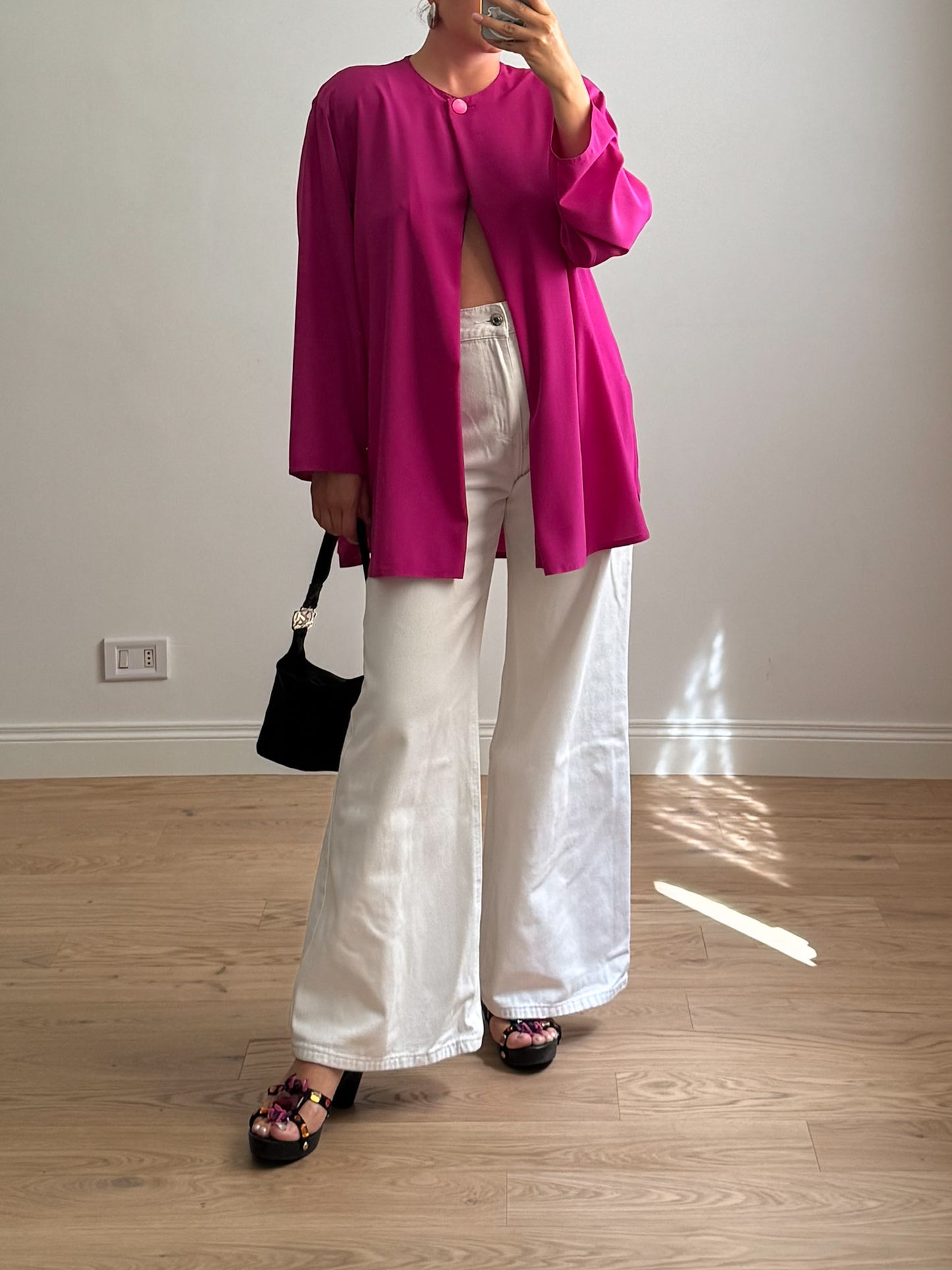 Marzotto cyclamen blouse