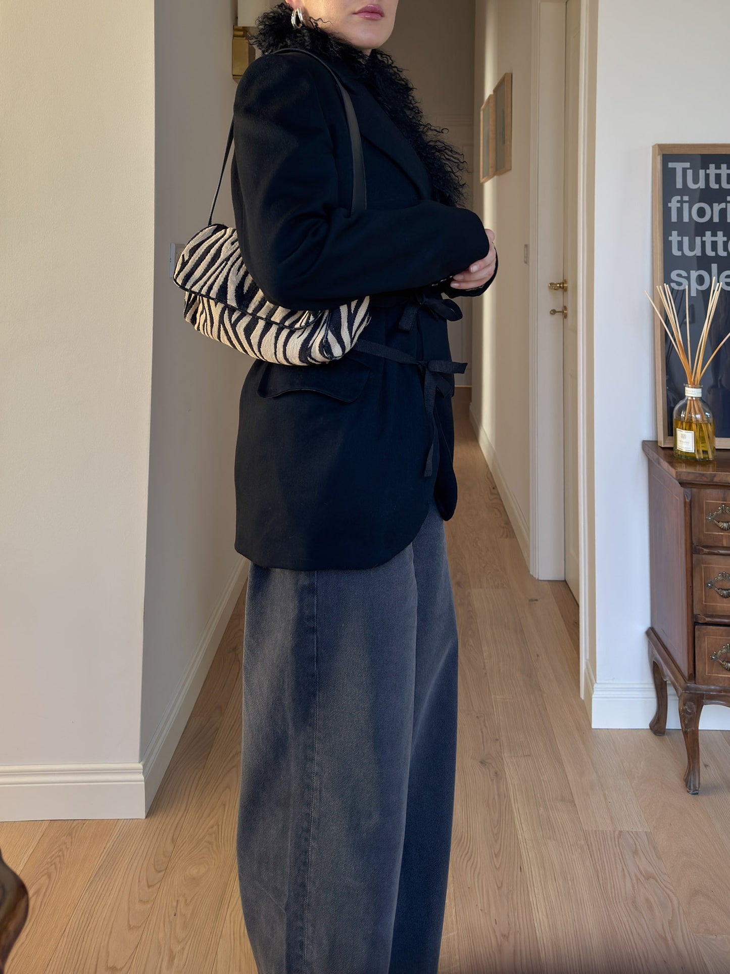 Brando black wool