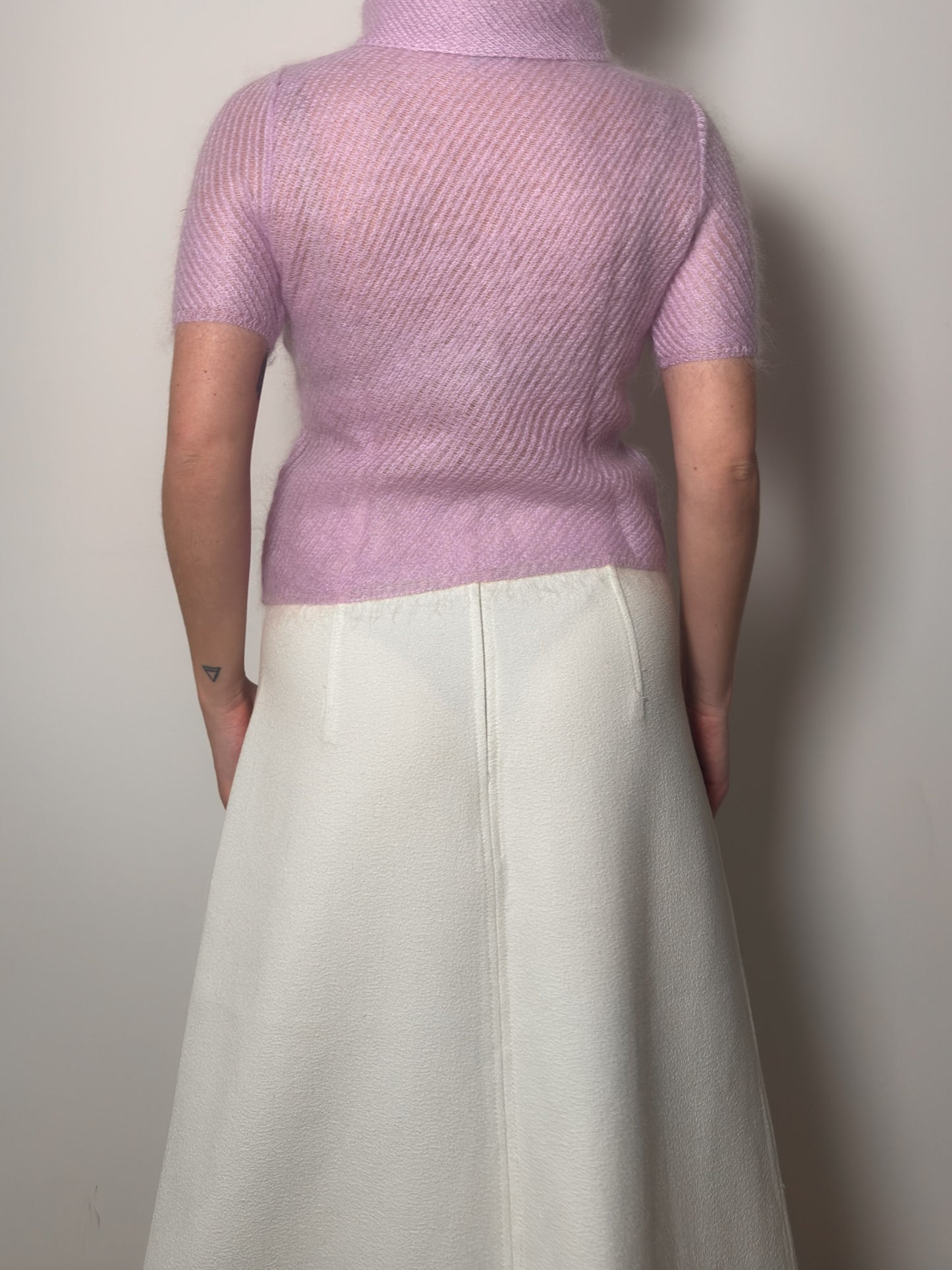 Mohair blend lilac pull