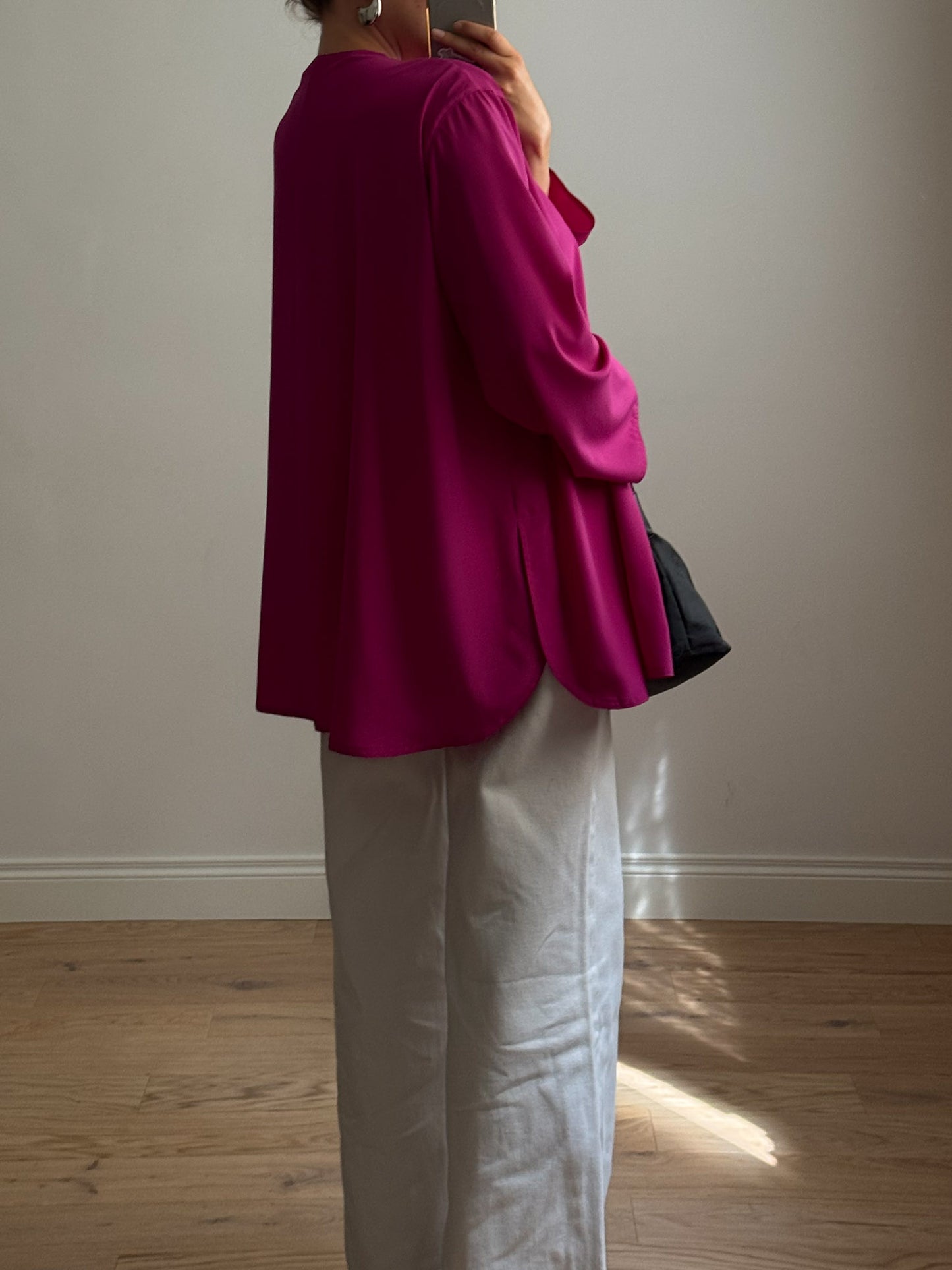 Marzotto cyclamen blouse