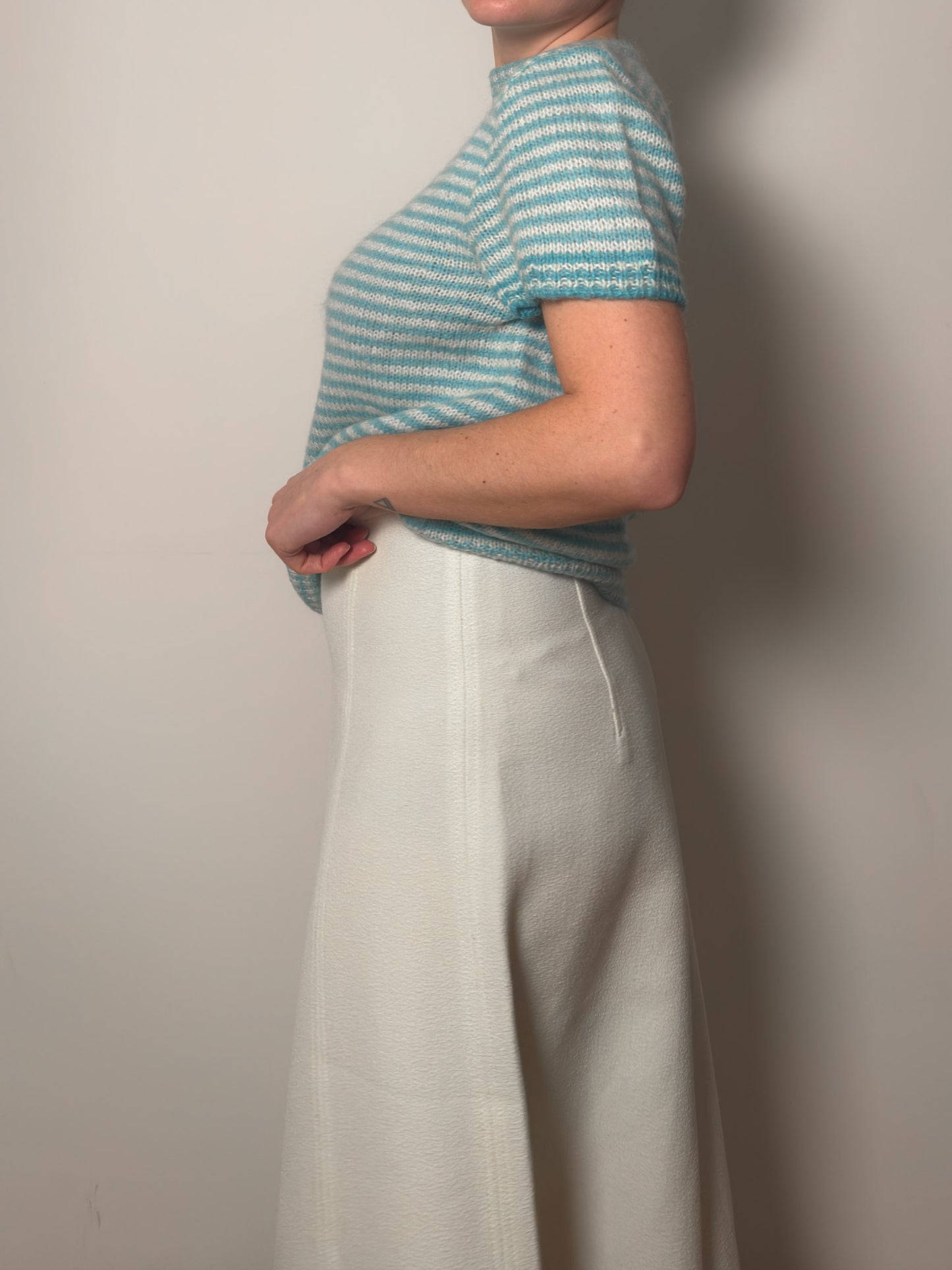 Pure wool handmade striped pull