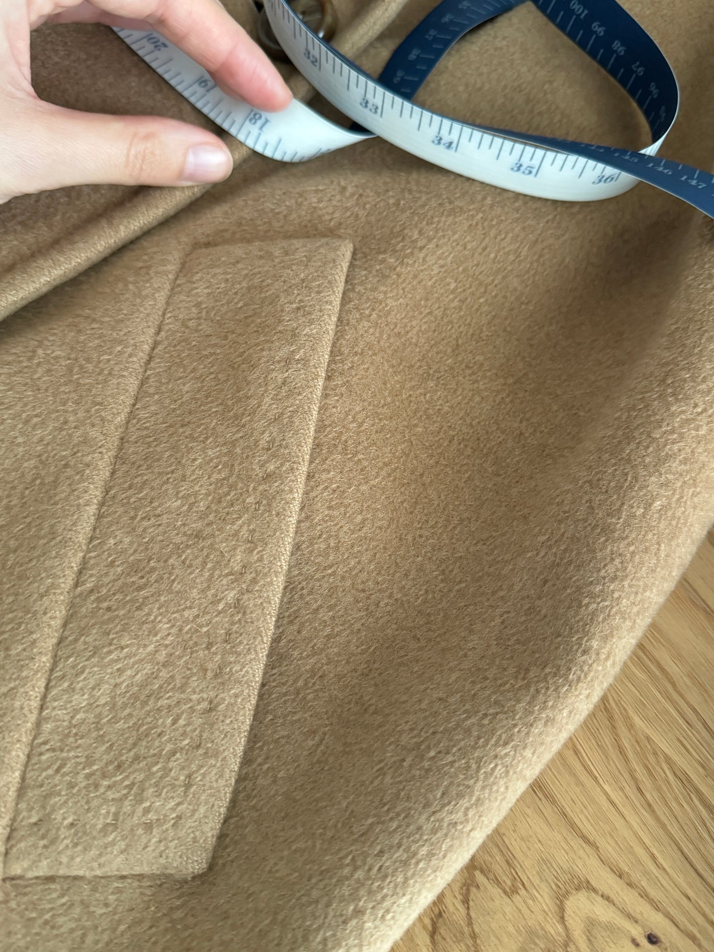 Pure camel wool camel coat