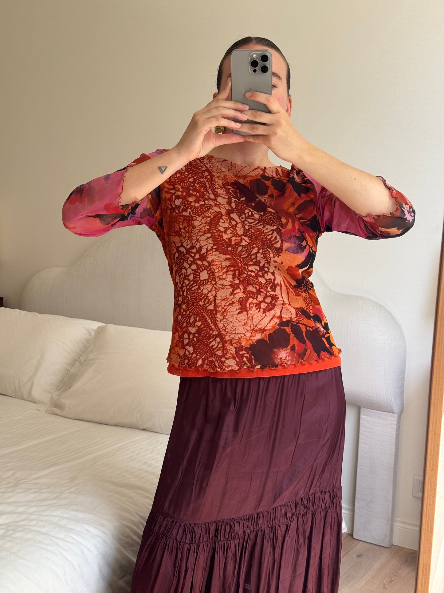 Mesh printed top