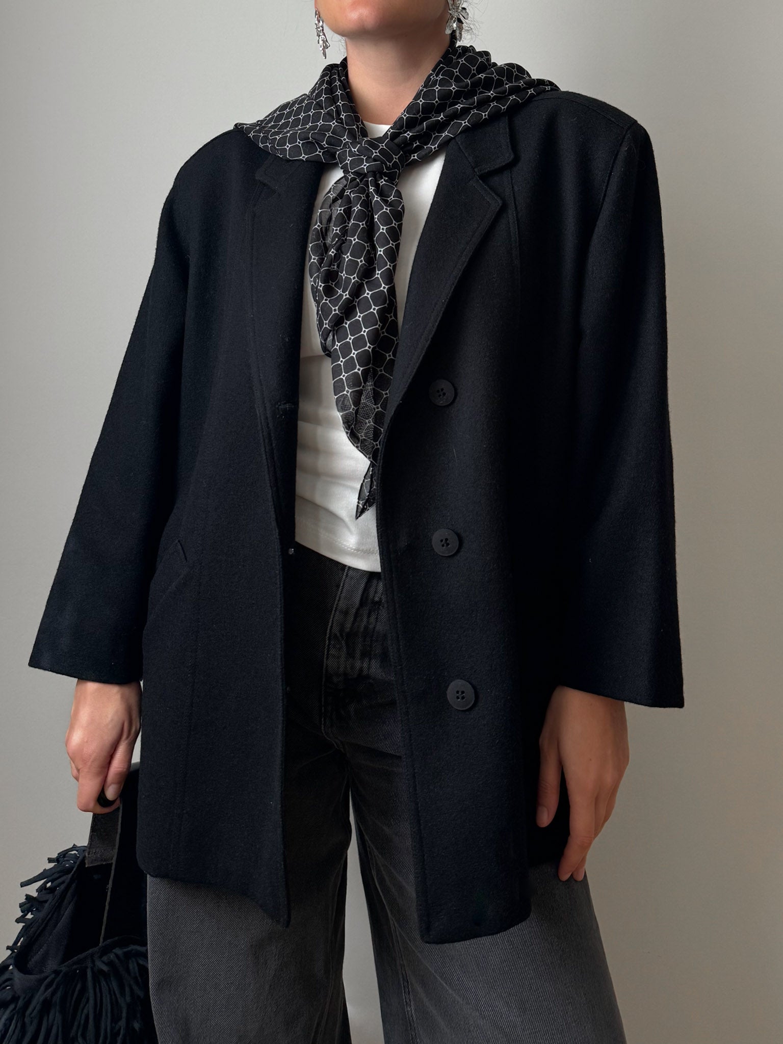 Pure wool black jacket