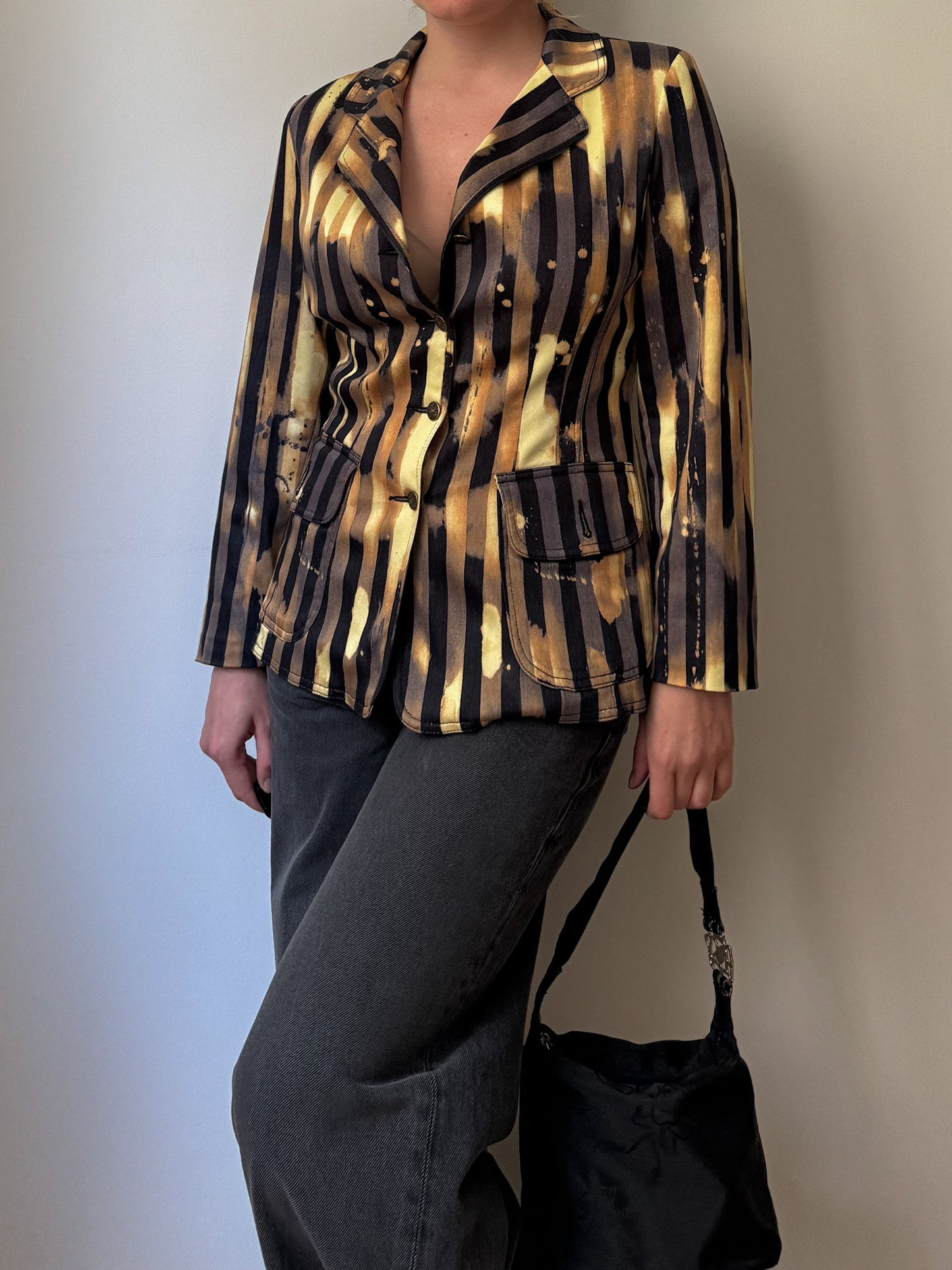 Moschino printed blazer
