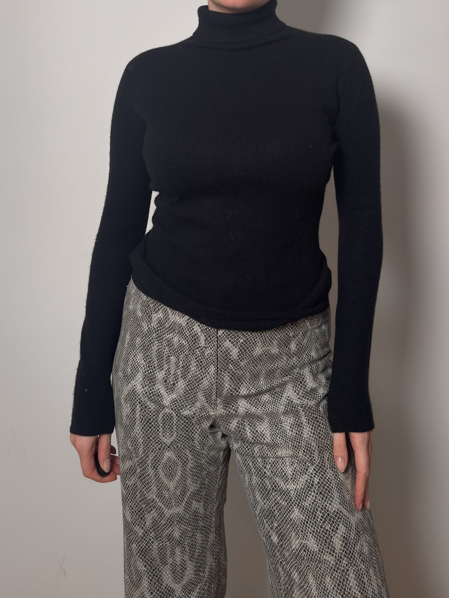Pure cashmere turtleneck pull