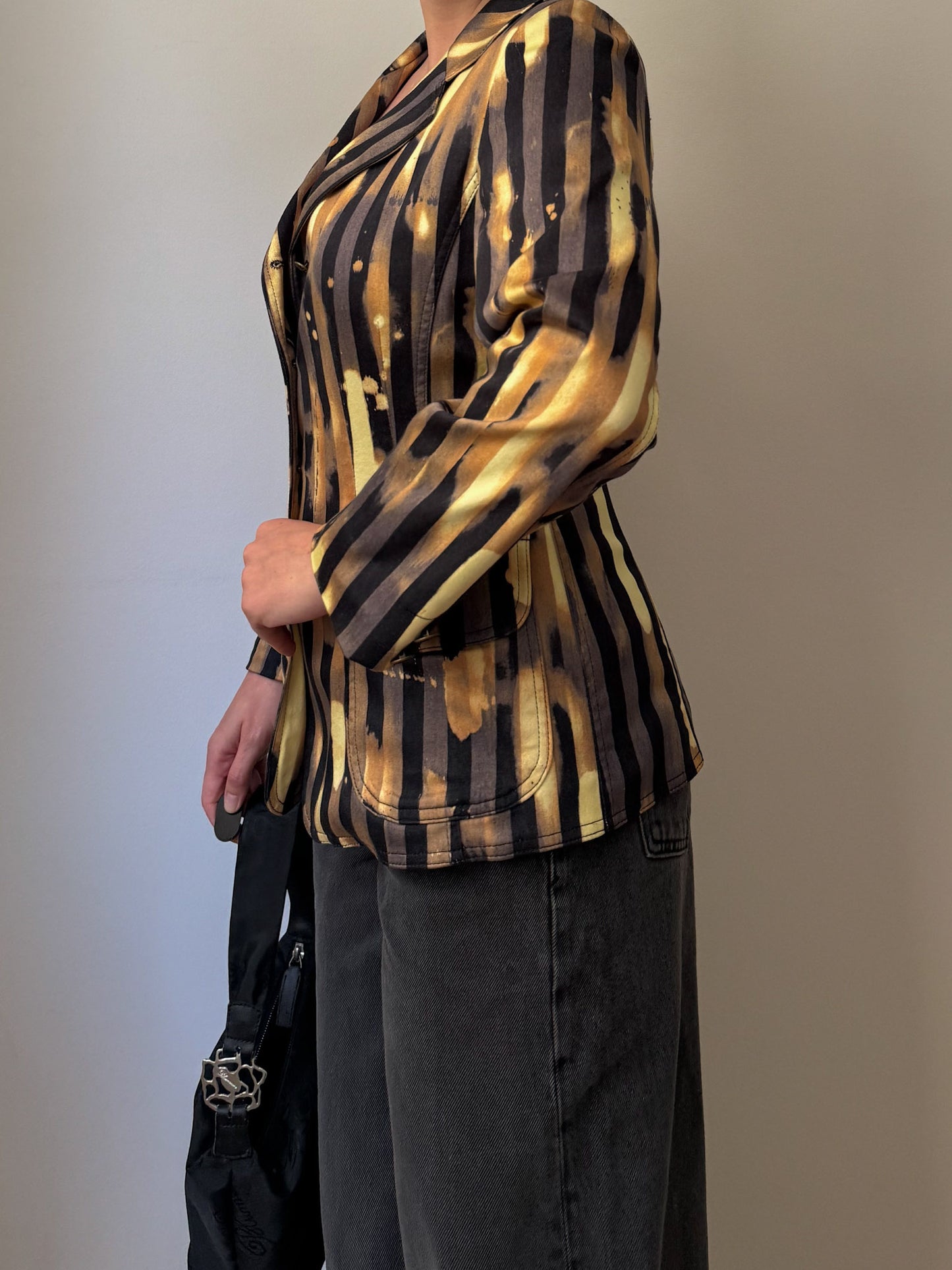 Moschino printed blazer