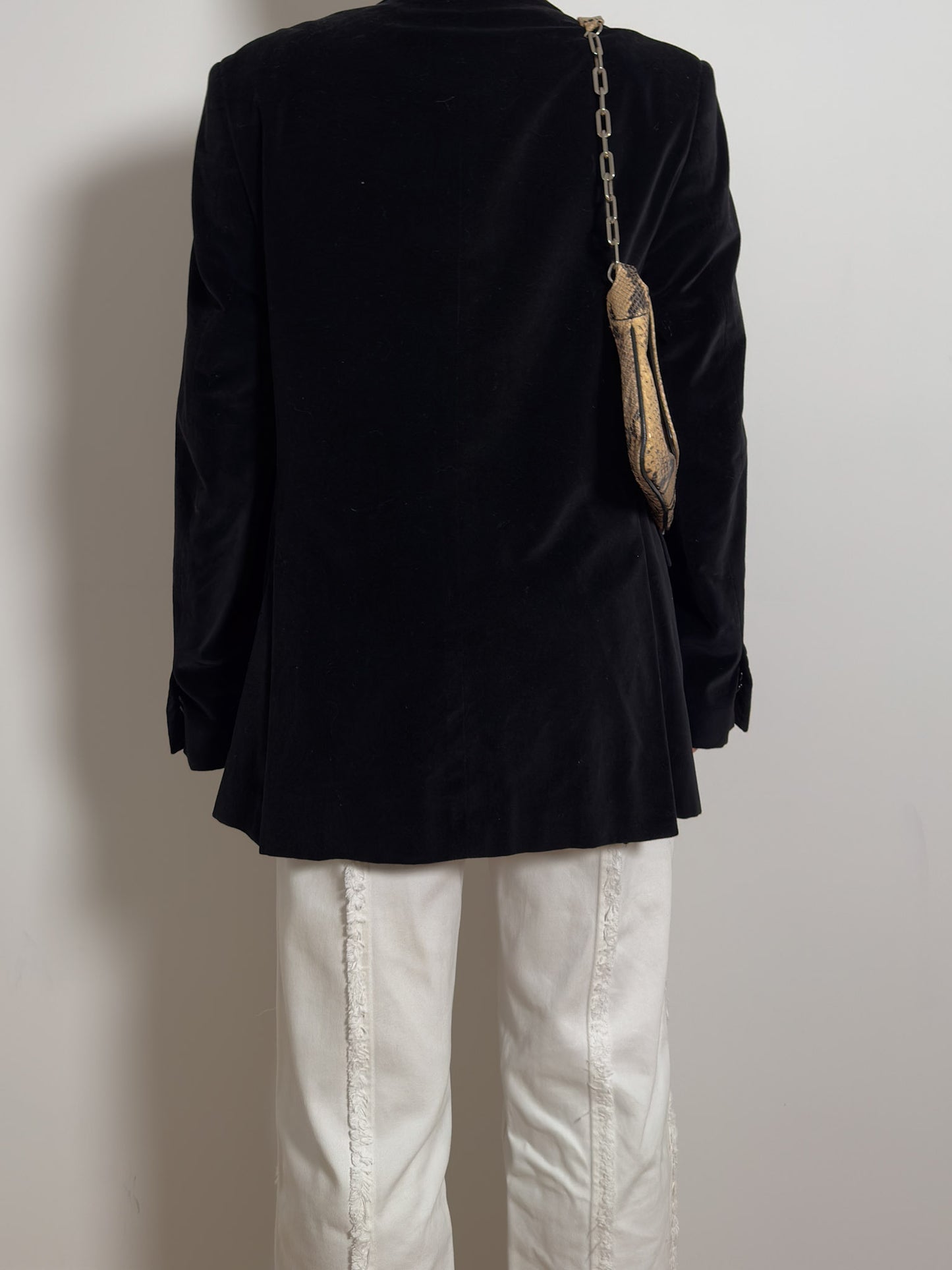 Velvet black blazer