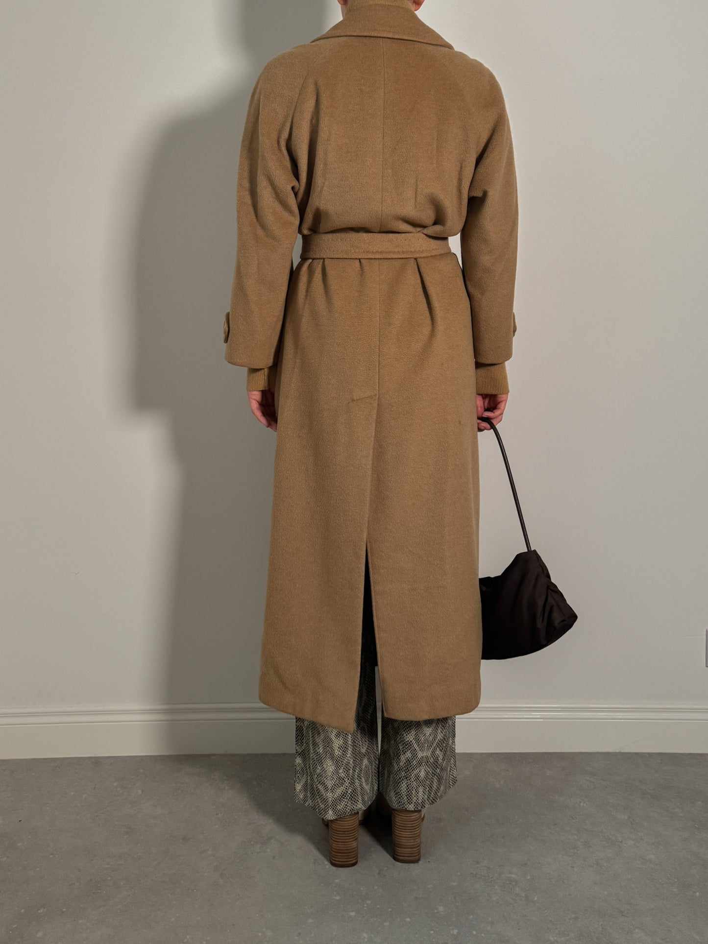 Pure camel wool camel coat