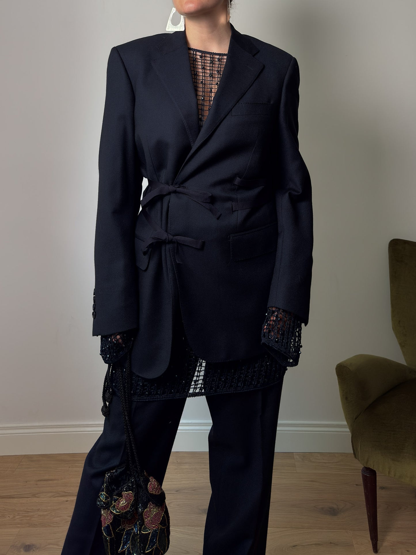 Brando blue suit