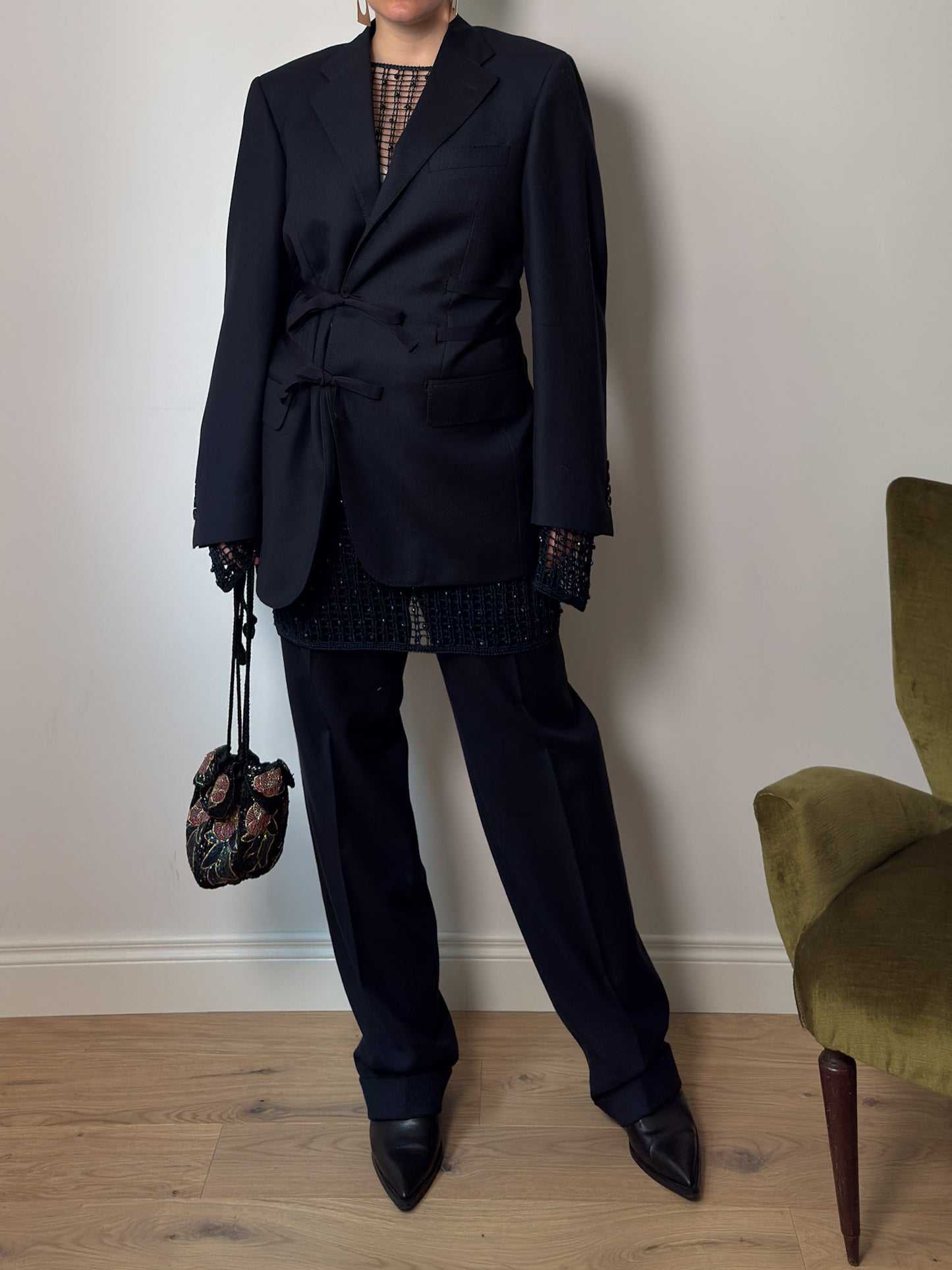 Brando blue suit