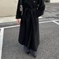 Max Mara wool and cashmere black coat