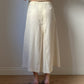 Pure linen ivory trouser skirt