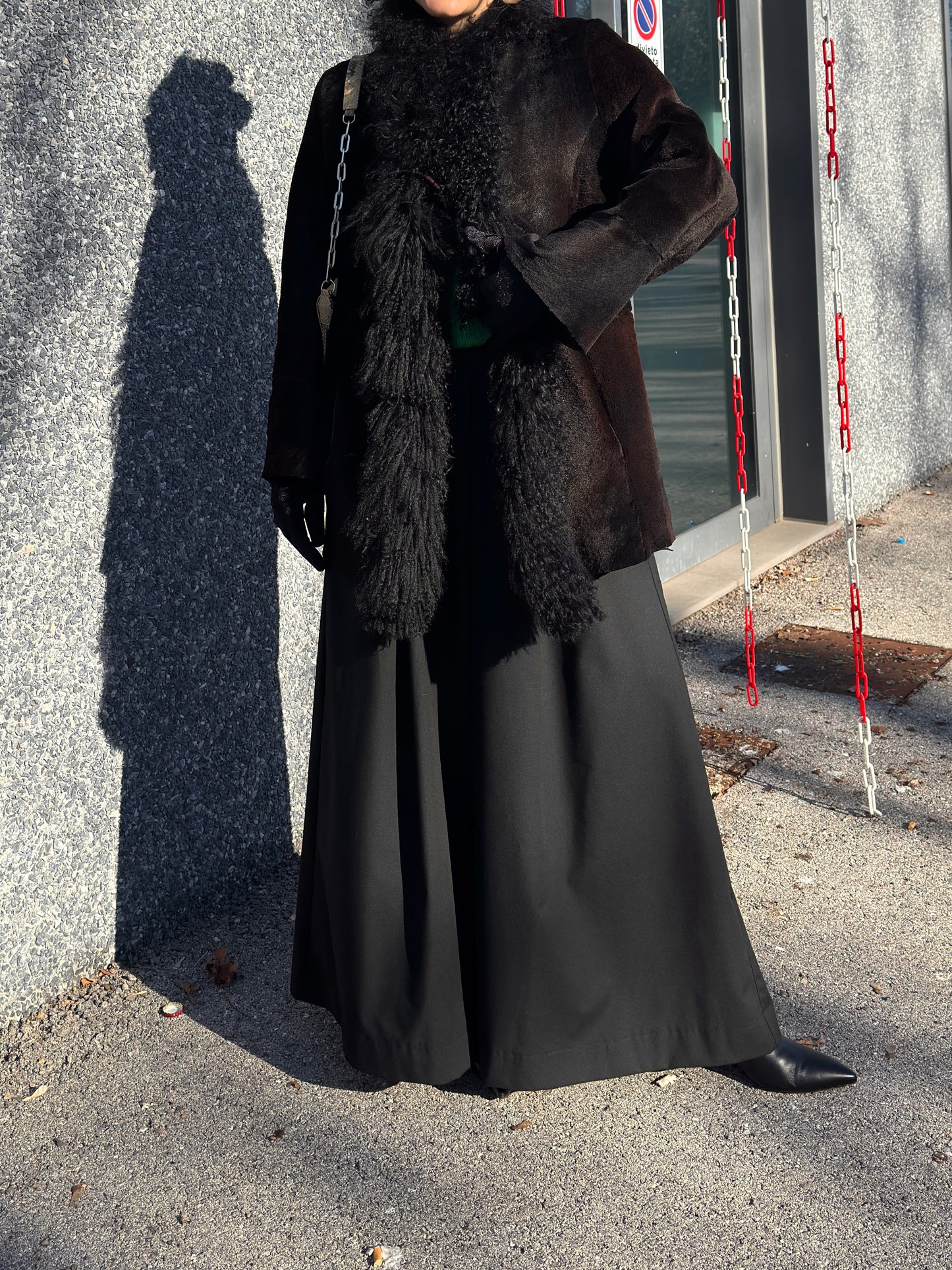 Vintage black fur