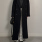 Persona wool and cashmere anthracite coat