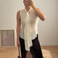 Pure silk ivory top