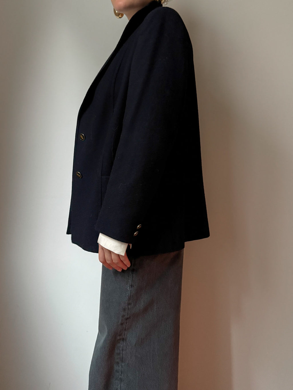 Elena Mirò wool blue blazer