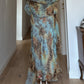 Pure silk animalier dress