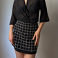 Pure silk black blouse