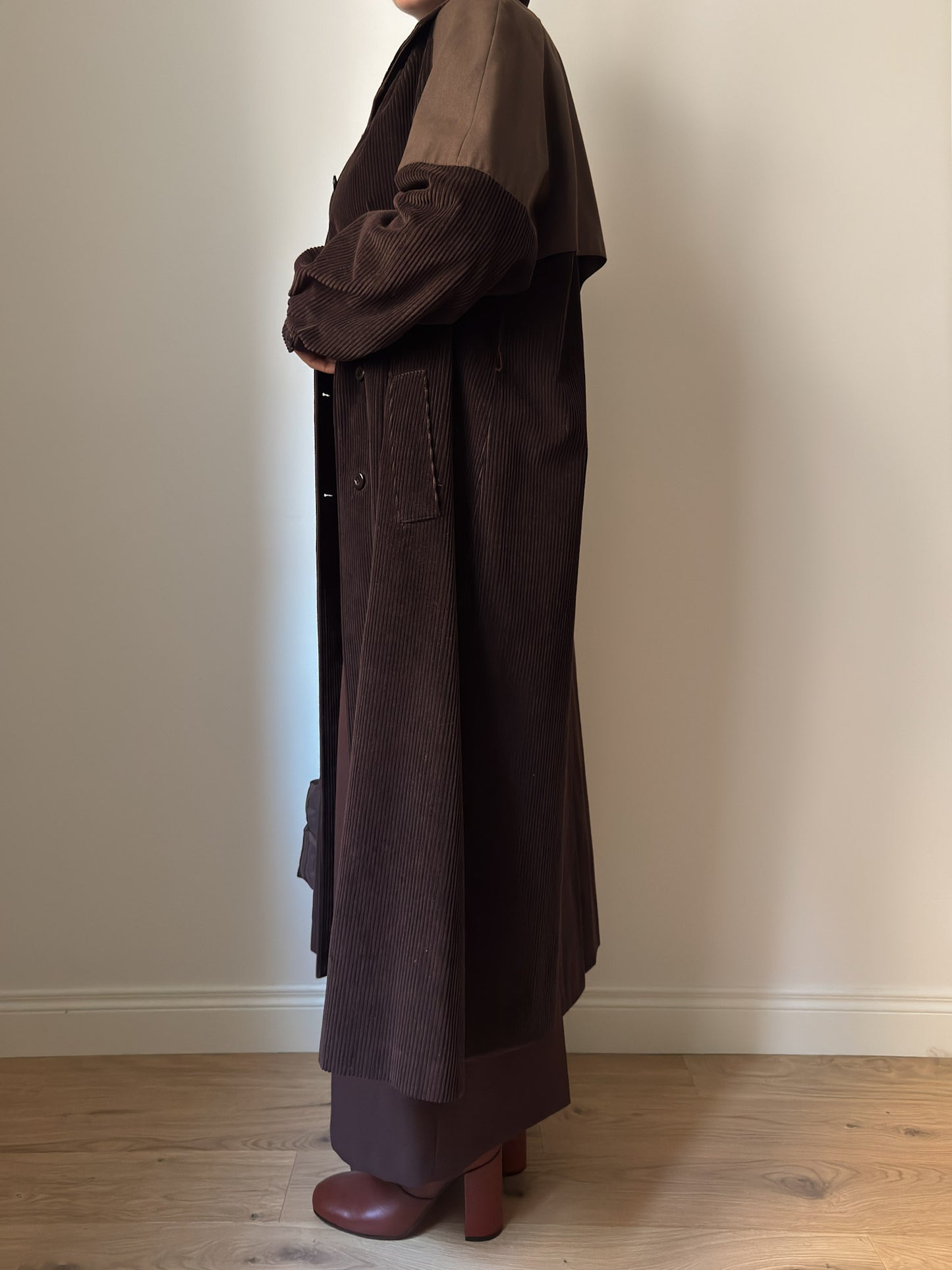 Velvet chocolate coat