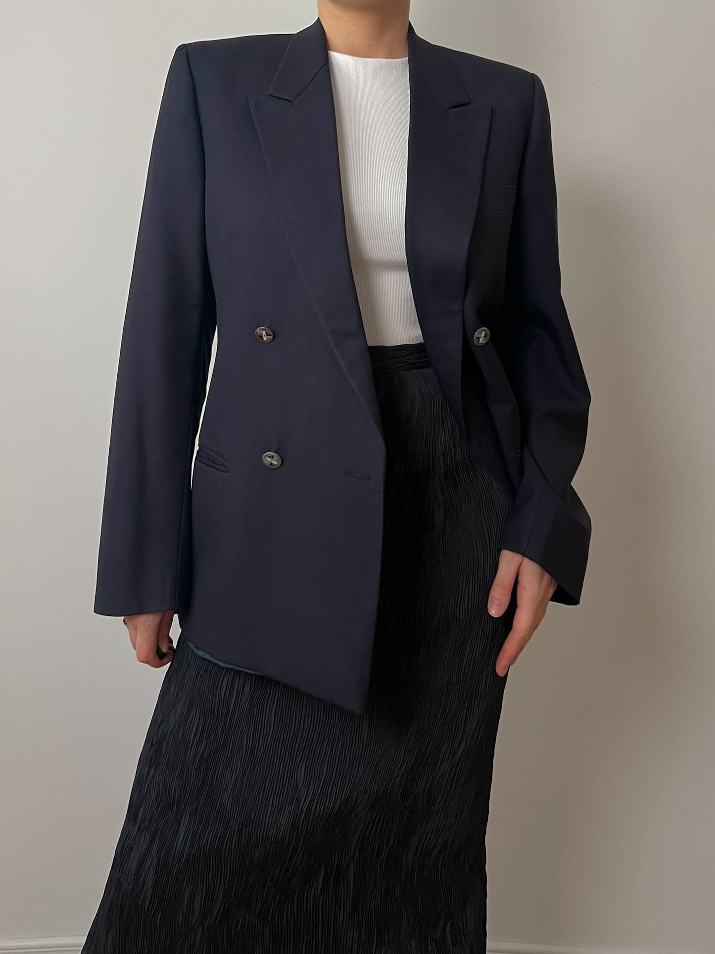 Pure virgin wool blue blazer