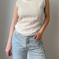 Pure linen white top