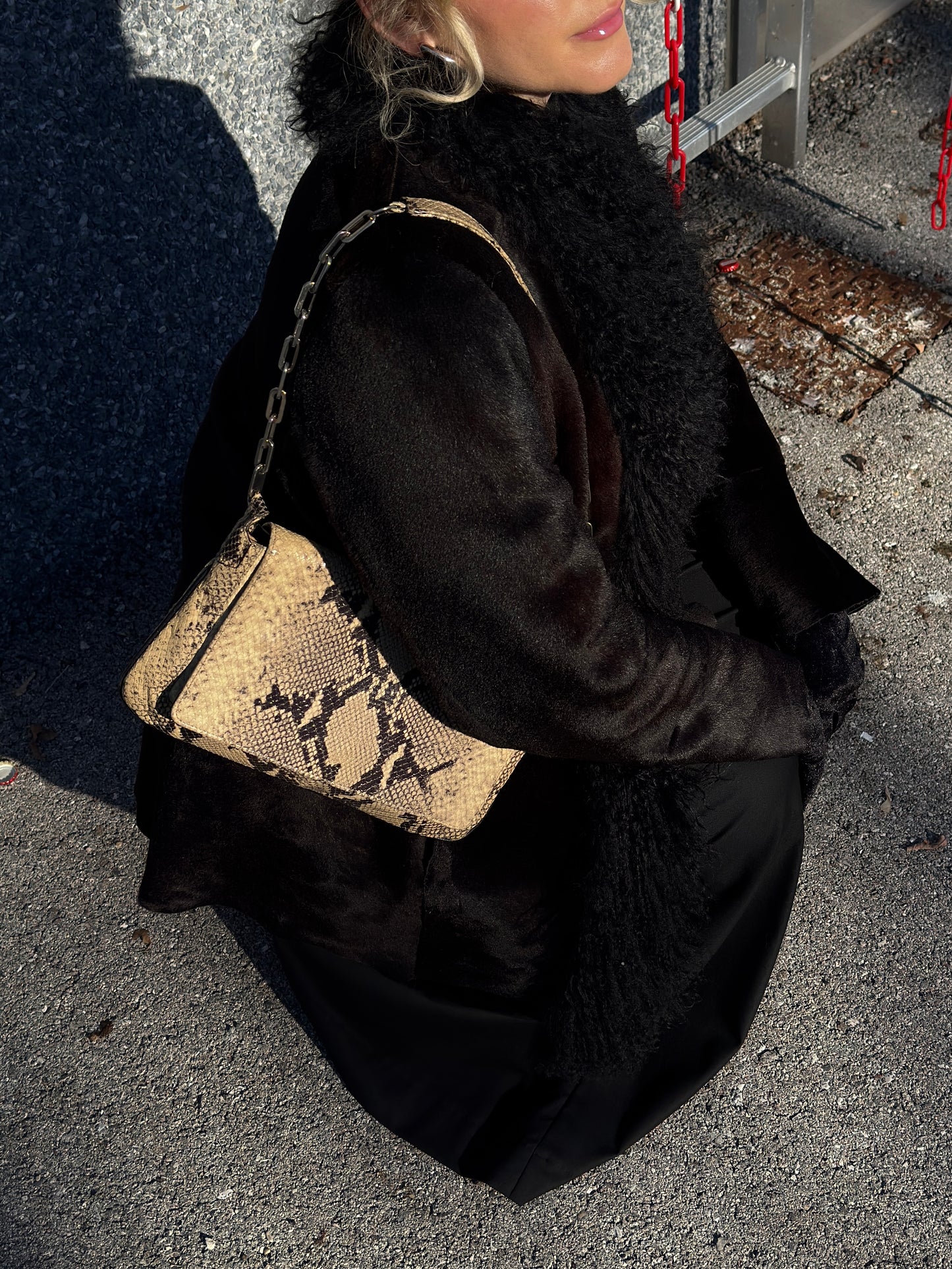 Vintage black fur