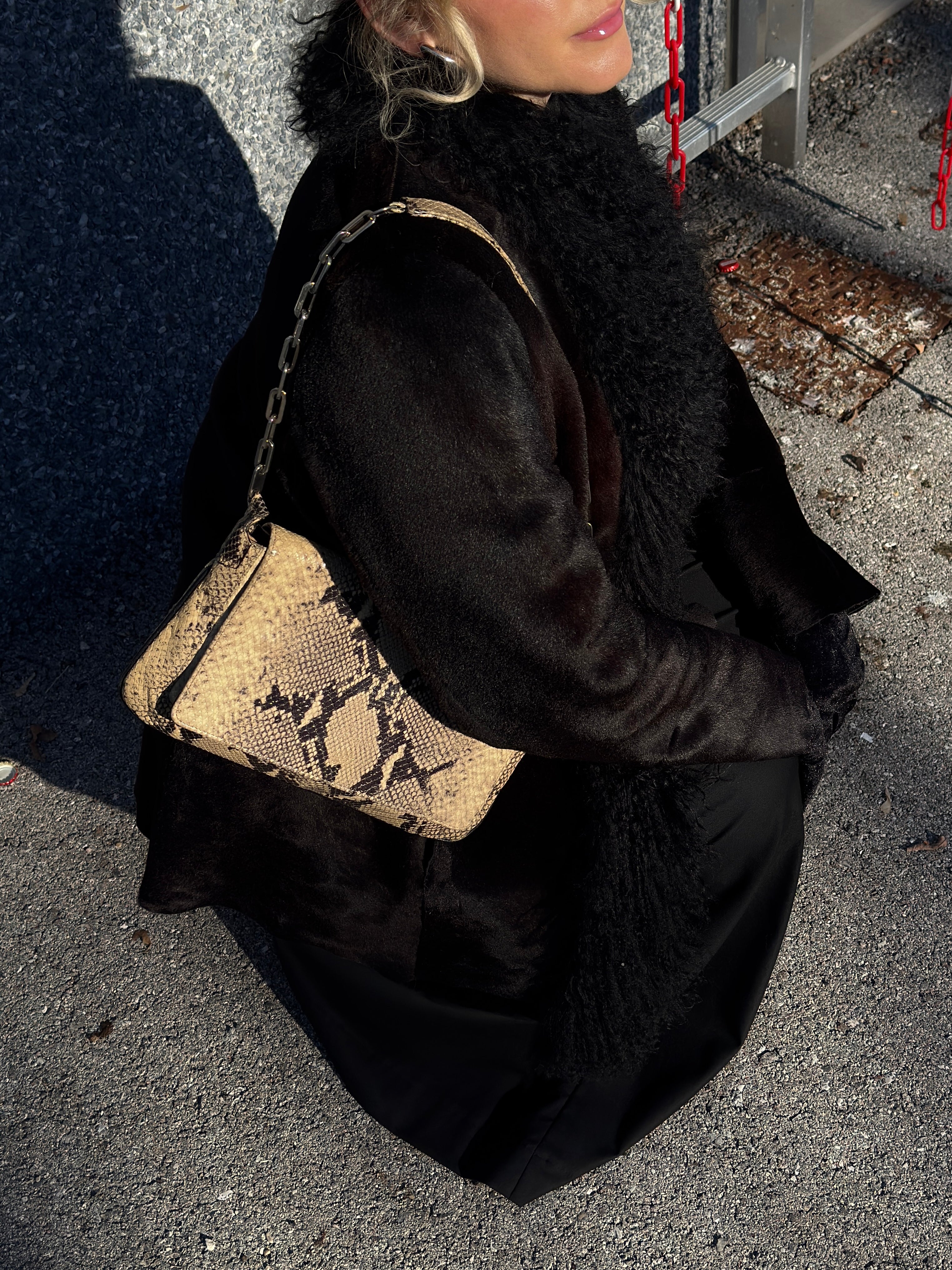 Vintage black fur