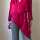 Pure silk cyclamen blouse