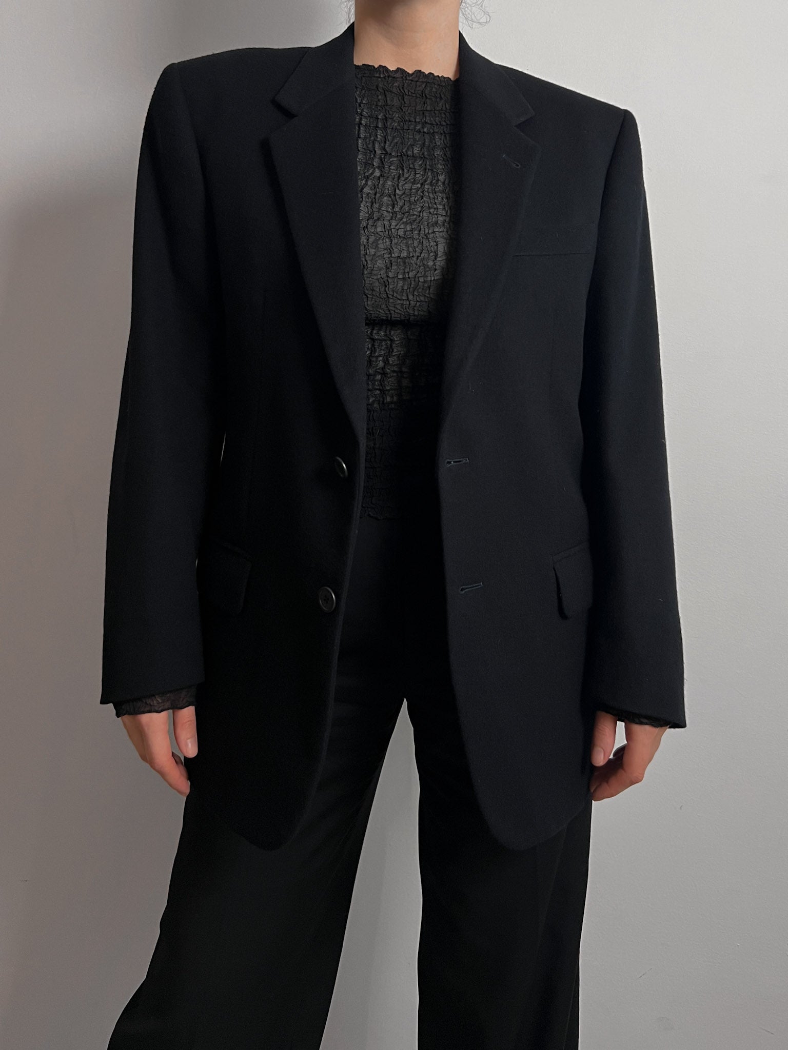 Mario Zegna/Furstenberg wool and cashmere blazer