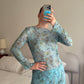 Pure silk floral co-ord