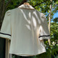 Embroidered sailor blouse