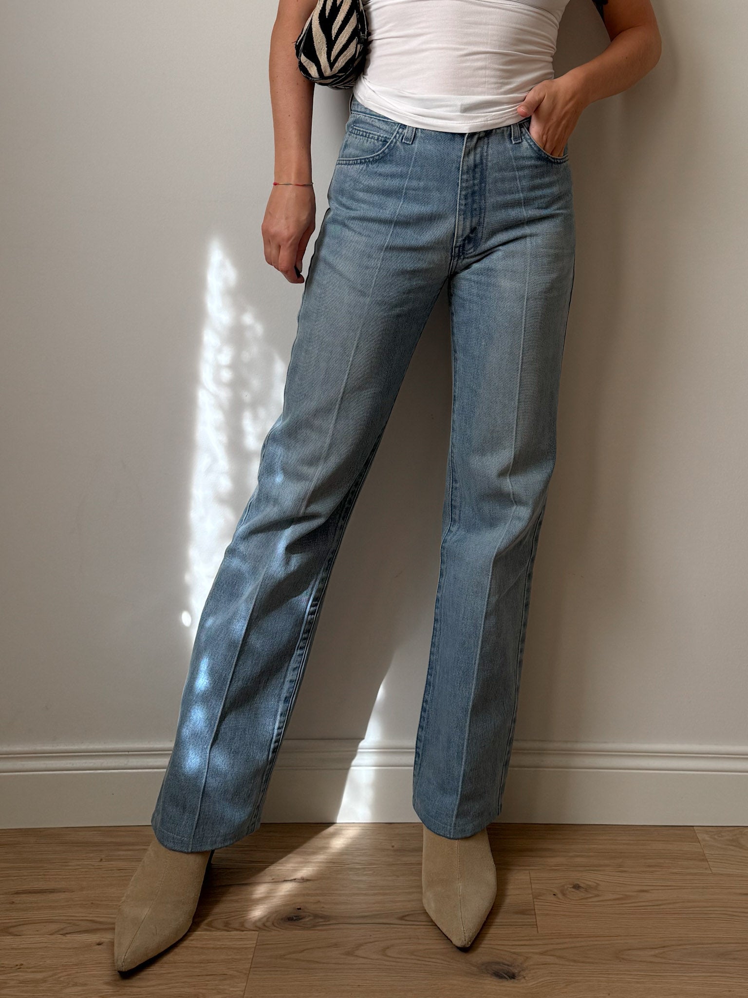Levi's denim blue jeans