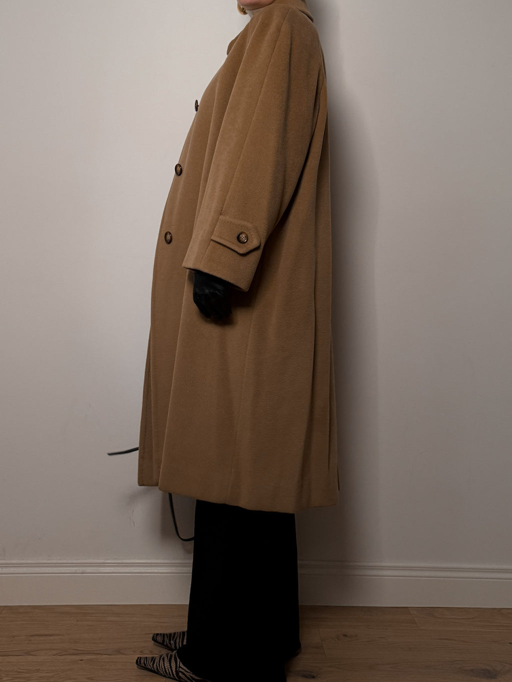 Piacenza pure virgin wool camel coat