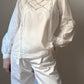 Pure cotton ivory blouse