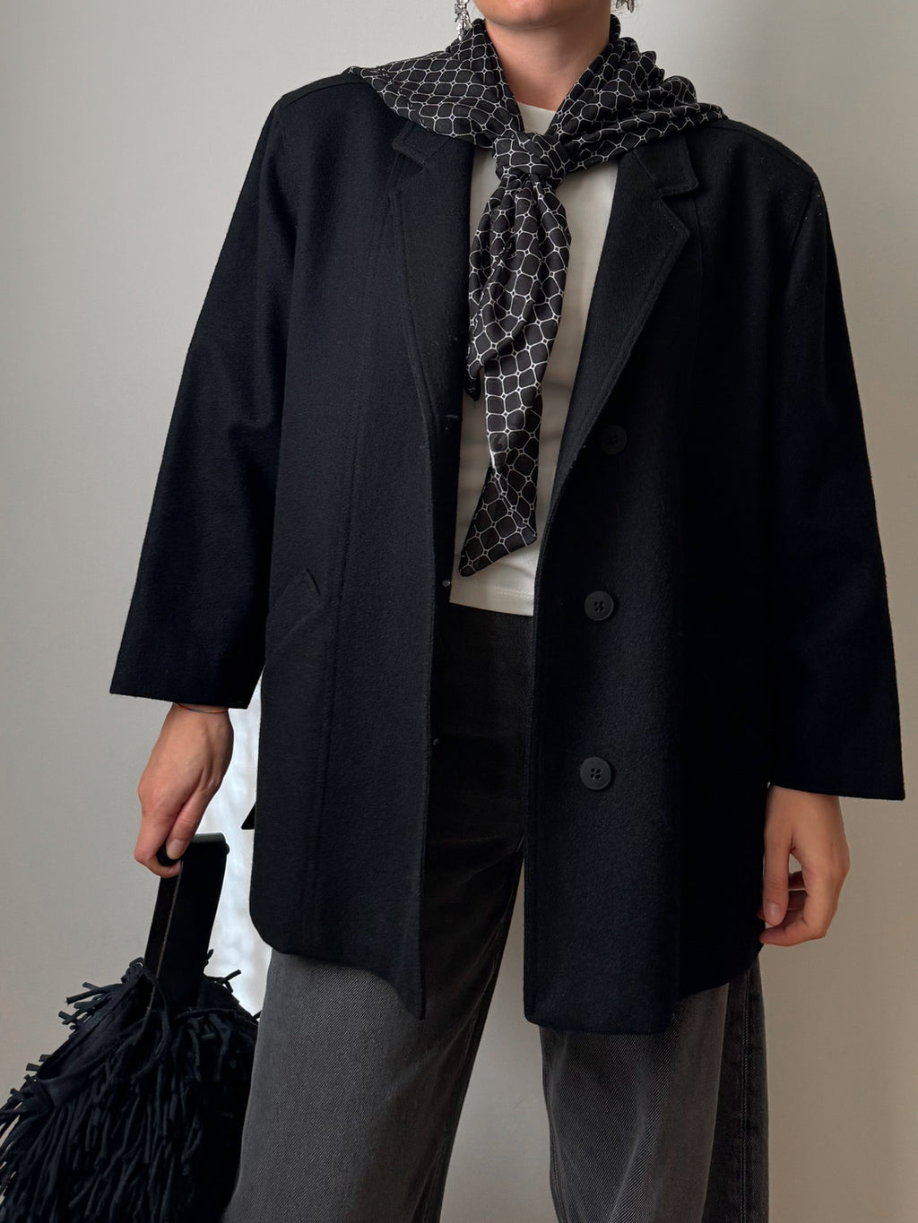 Pure wool black jacket