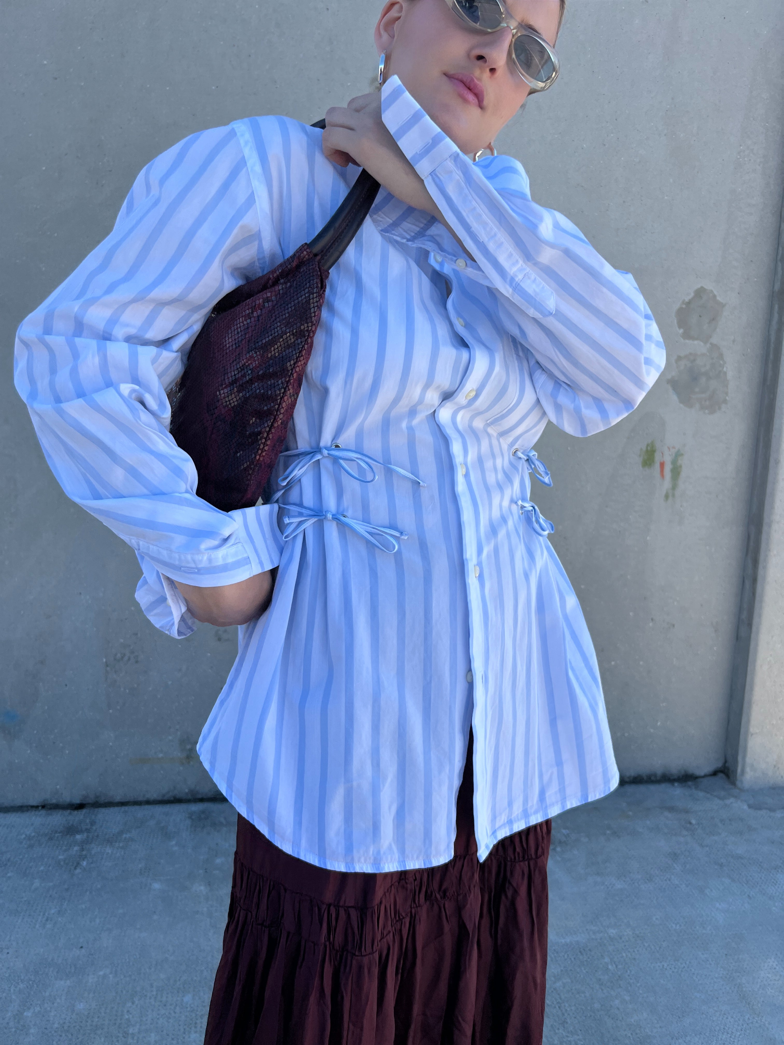 Isotta striped cotton