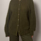 Super kid mohair grey cardigan
