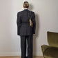 Brando Principe di Galles grey suit