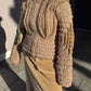 Pure wool camel cardigan
