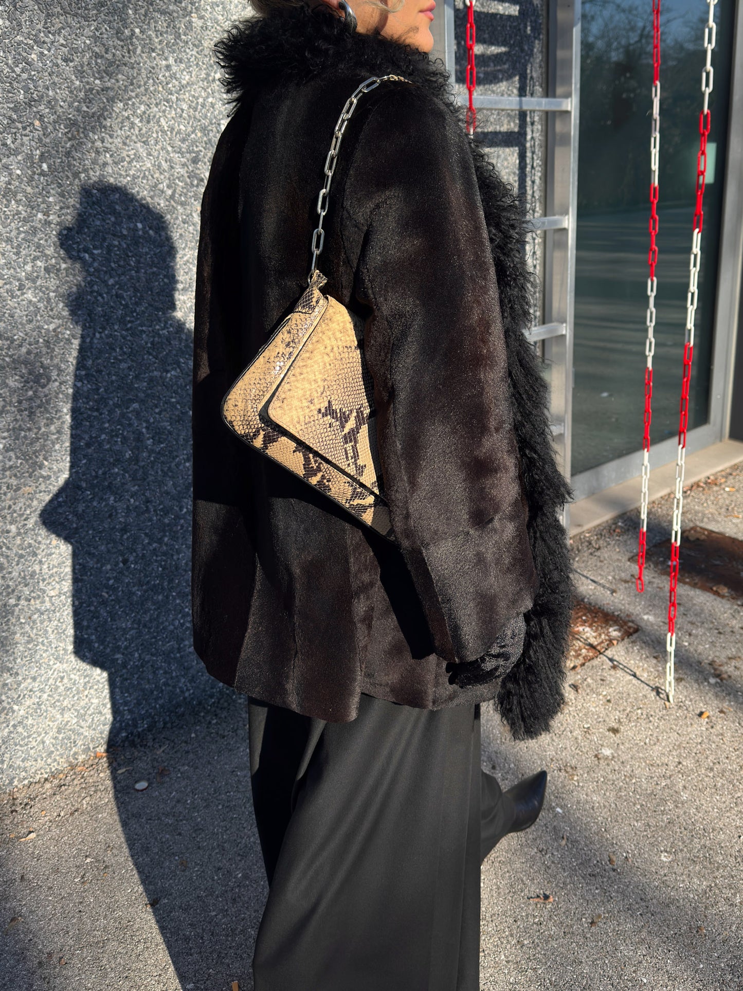 Vintage black fur