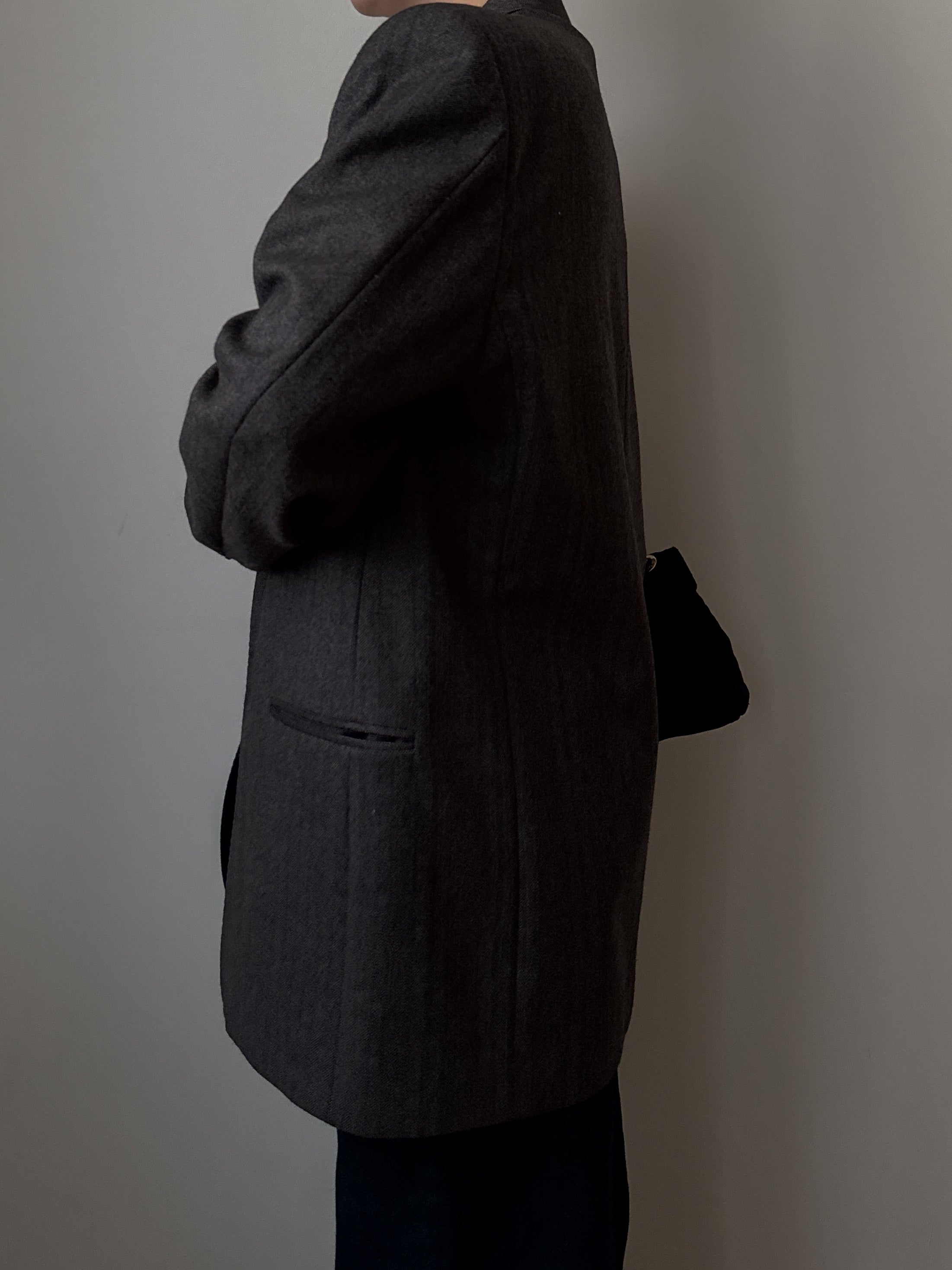 Pure wool grey blazer