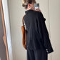 Pure linen black jacket