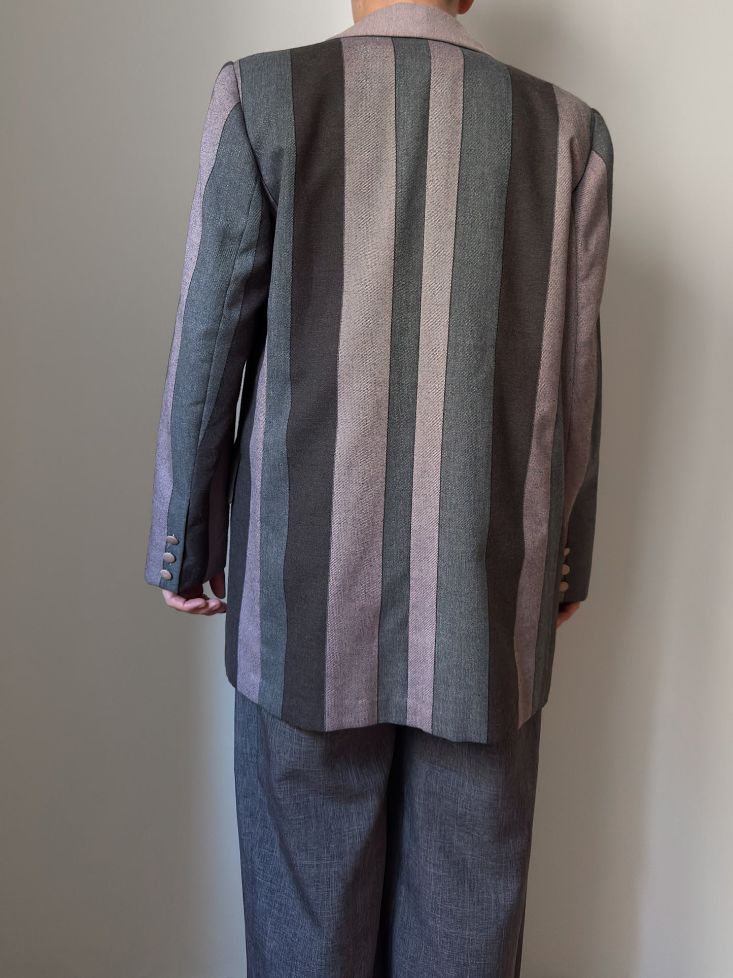 Tailored striped blazer