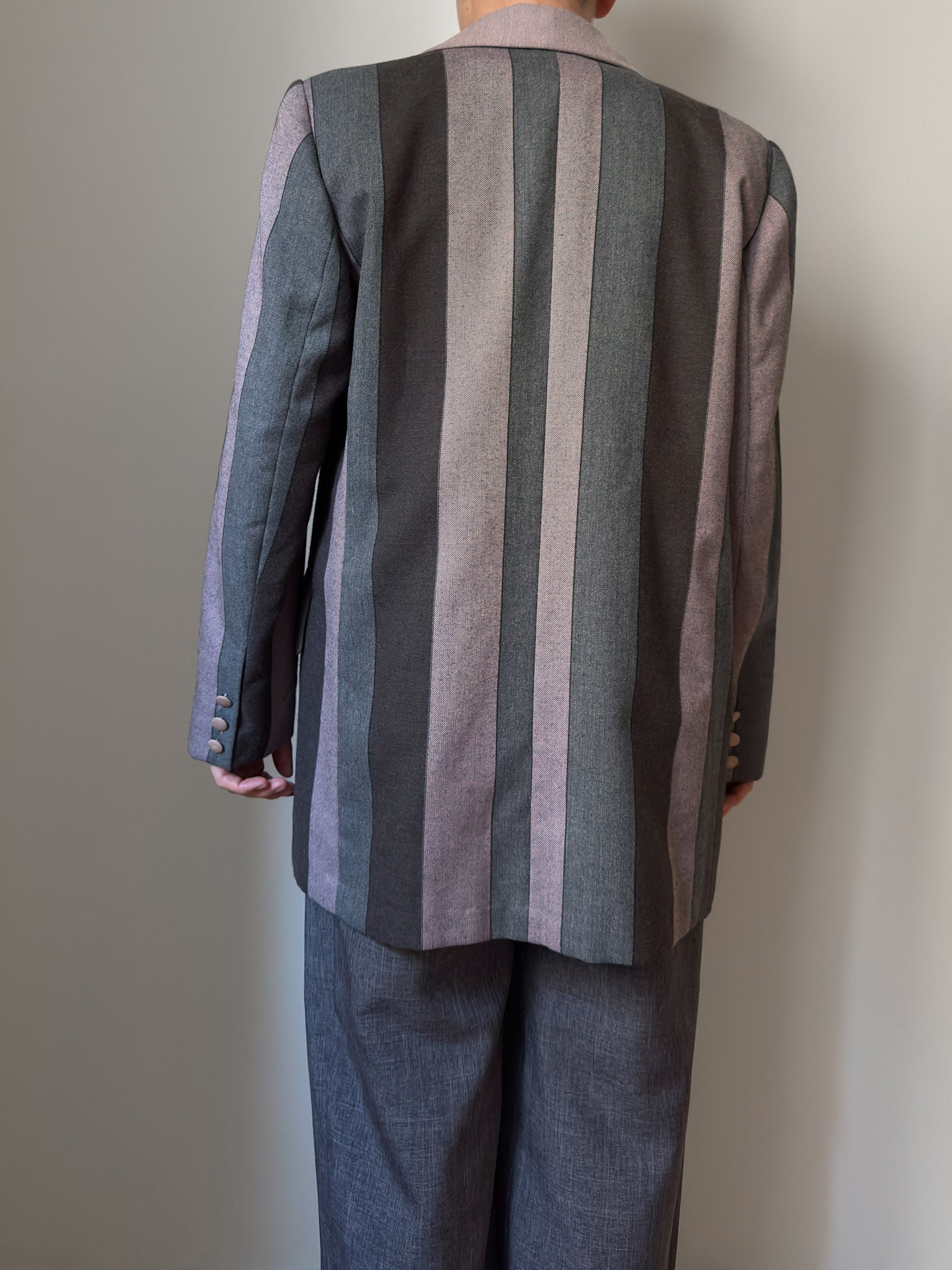 Tailored striped blazer