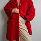 Max Mara pure virgin wool red coat